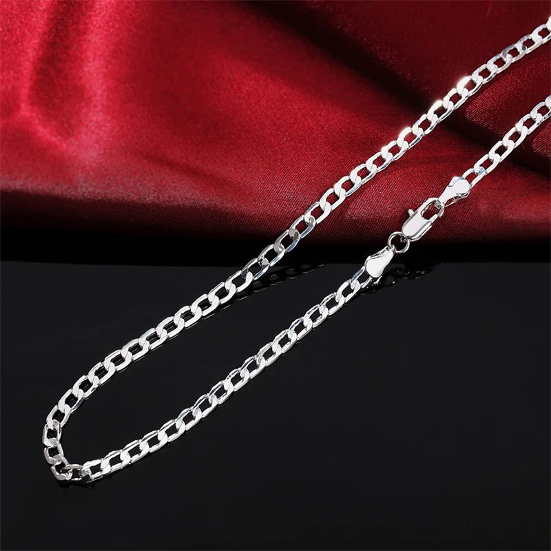 Men's 925 Sterling Silver Neck - Lobster Clasp Silver review and price