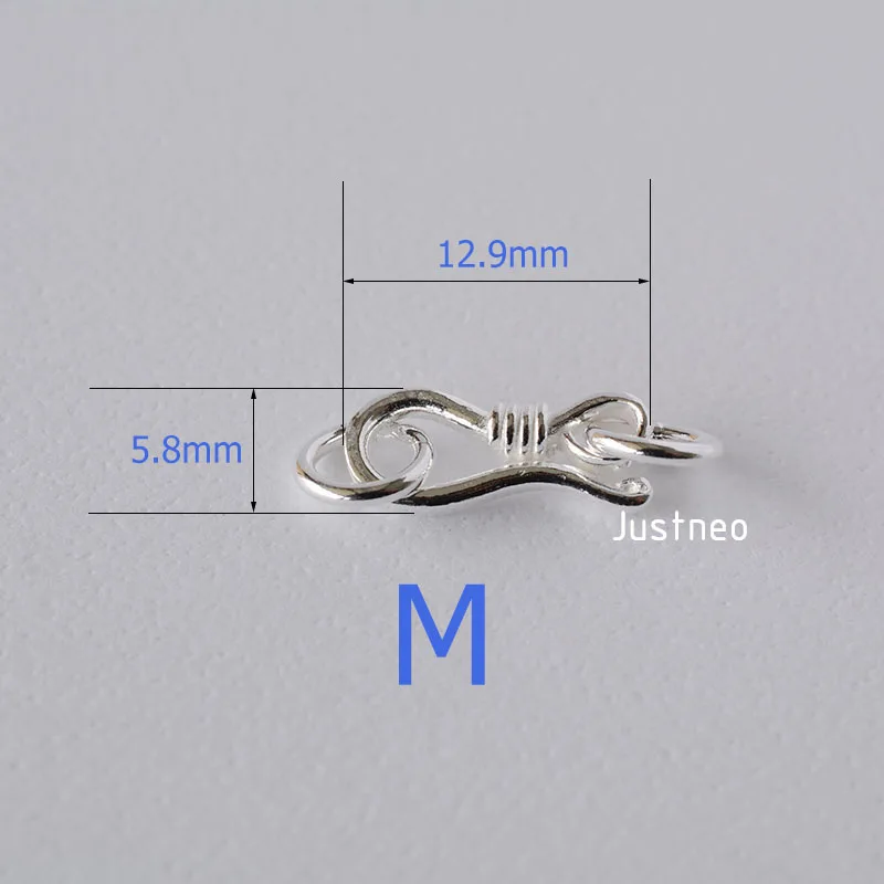 Sterling Silver S Hook & Eye F - Lobster Clasp Silver review and price