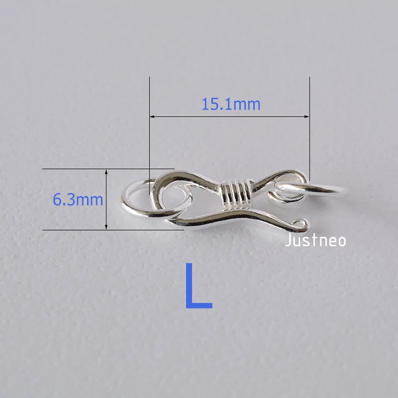 Sterling Silver S Hook & Eye F - Lobster Clasp Silver review and price
